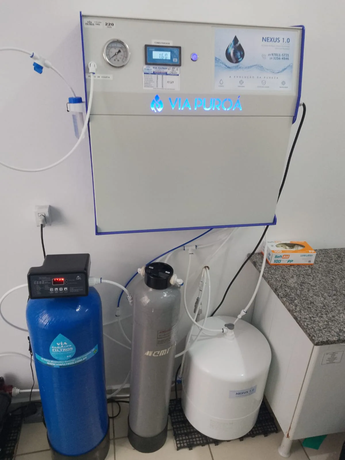 Equipamento Via Puroá instalado