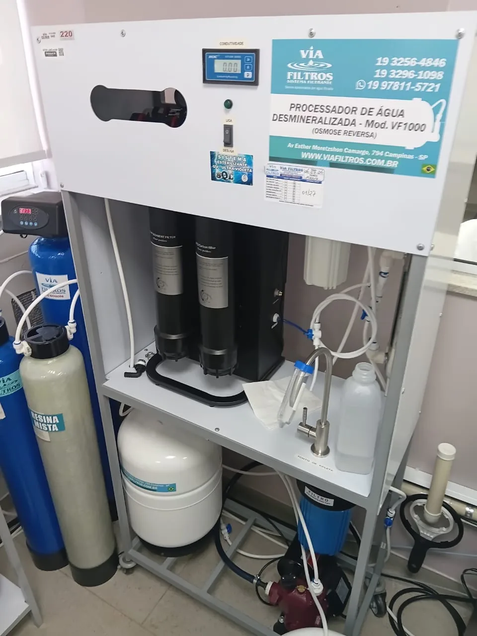 Equipamento Via Puroá instalado